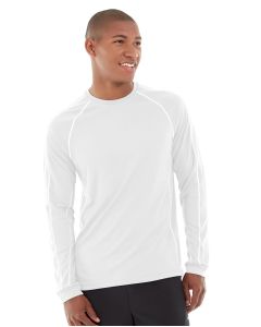 Deion Long-Sleeve EverCool&trade; Tee-S-White