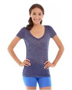 Minerva LumaTech&trade; V-Tee-M-Blue