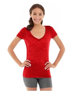 Minerva LumaTech&trade; V-Tee-XS-Red